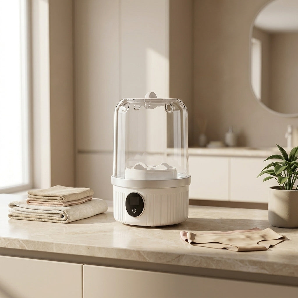 Compact Wireless Electric Washing Cup for Delicate Fabrics and Small Household Items