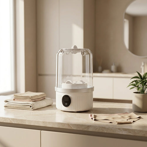 Compact Wireless Electric Washing Cup for Delicate Fabrics and Small Household Items